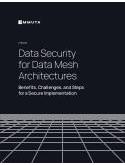Data Security for Data Mesh Architectures